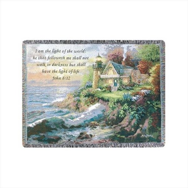 Manual Woodworkers & Weavers Manual Woodworkers and Weavers ATBGTS Guardian Of The Sea Tapestry Throw Blanket Fashionable Jacquard Woven 60 X 50 in. ATBGTS